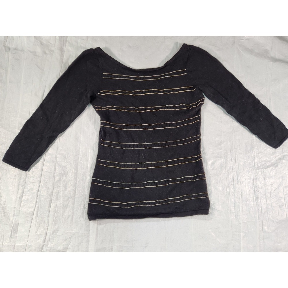 Armani Exchange AX women's Cashmere Blend sweater Small S Black